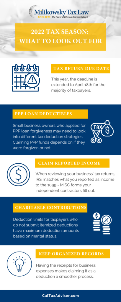 This 2022 tax season, stay updated on our tips for what to look out for when filing your business taxes to successfully file this year. 