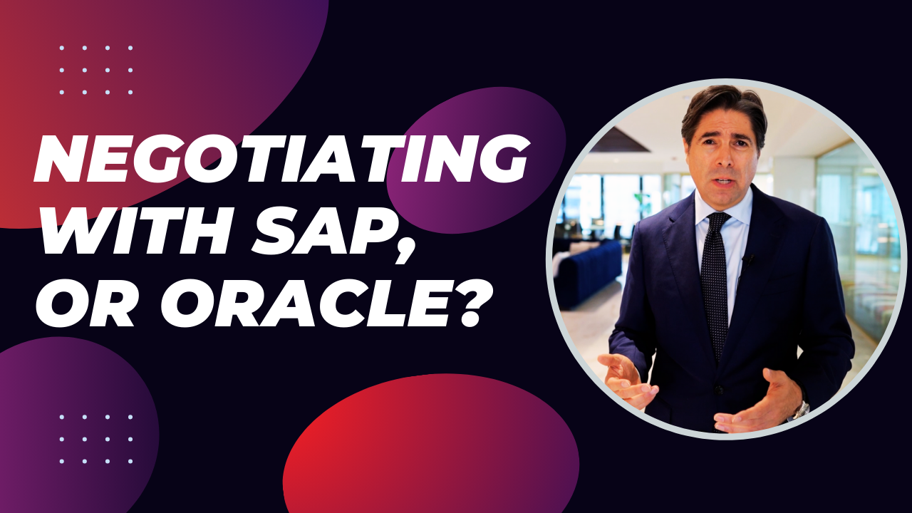 Negotiating SAP ORACLE THUMB