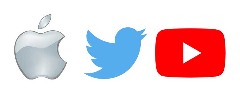 Also known as logo symbols or brand icons, brand marks are made of a graphic symbol or icon that reflects a brand&rsquo;s identity or what it does. When you see such symbols, you can easily match the logo with the brand that owns them. For example, Apple&rsquo;s logo is an apple while Twitter&rsquo;s logo is a bird. Other examples include Target, Shell, Instagram, and Youtube. A pictorial mark can be used as a literal representation of your brand name and main business activity or to cleverly project your&nbsp;brand values. For instance, Apple&rsquo;s logo literally represents its brand name while the YouTube logo depicts a video play button to represent the video service they provide.