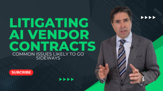Litigating AI VENDOR CONTRACTS