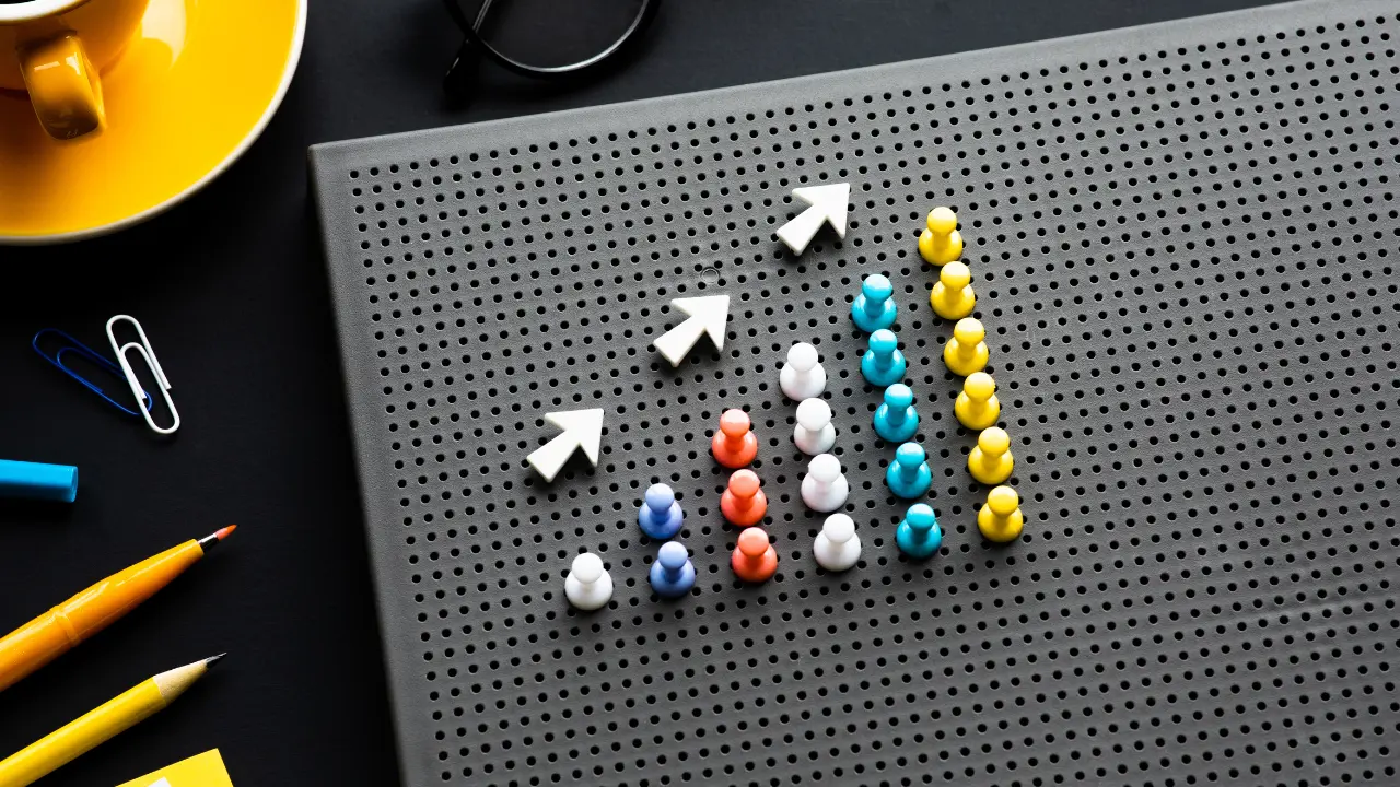 pins representing scaling strategies